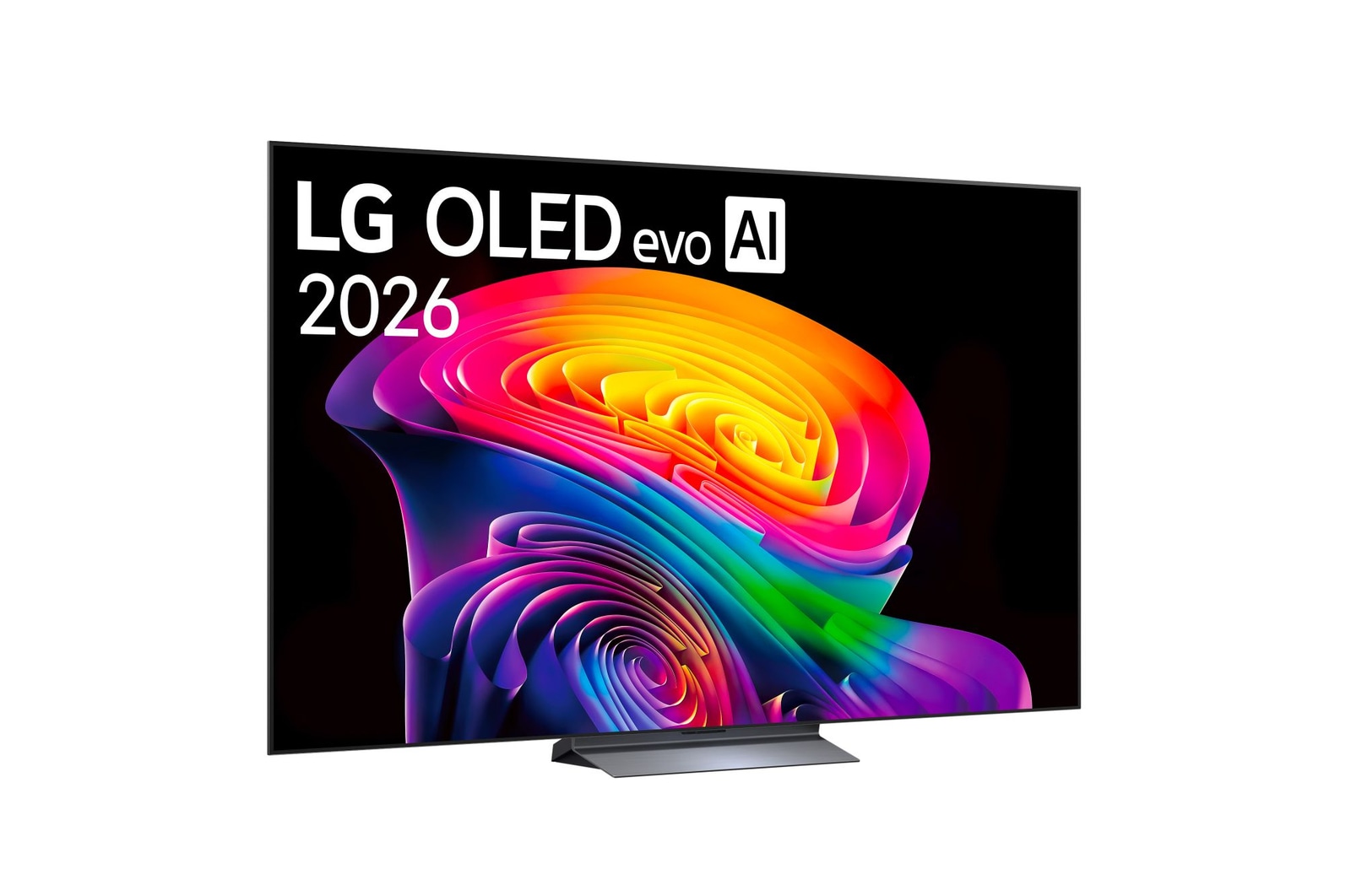 Foto inclinata TV OLED77C65LA 2026